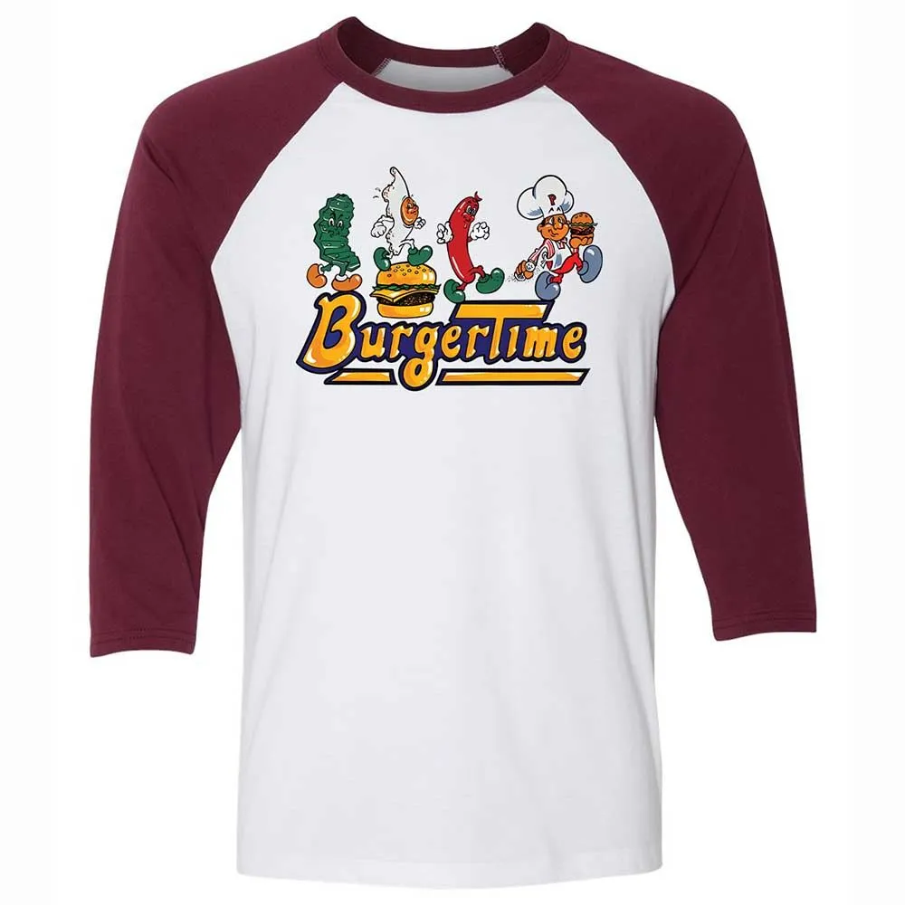 BurgerTime - White/Maroon - 7