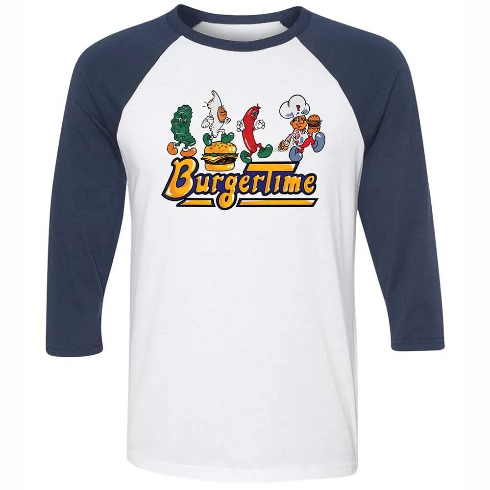BurgerTime - White/Navy - 8