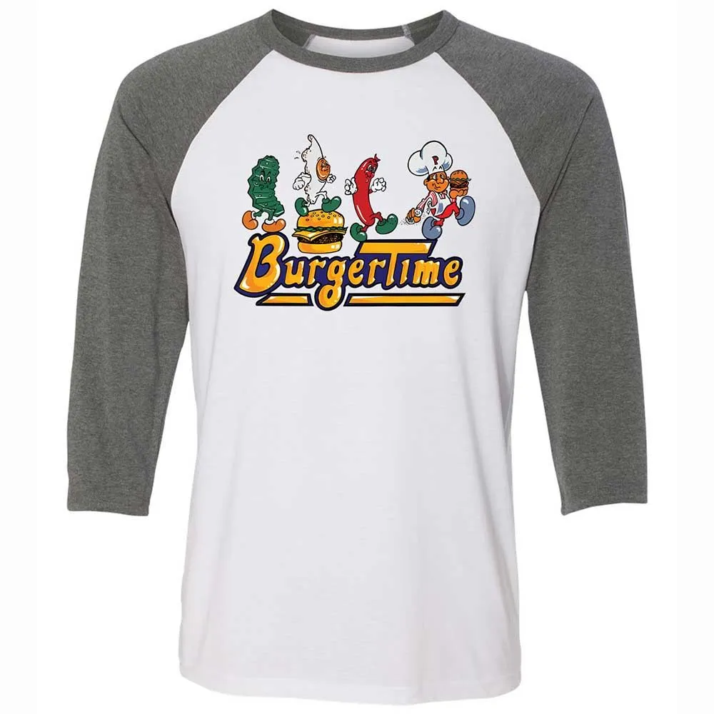 BurgerTime - White/Deep Heather - 11