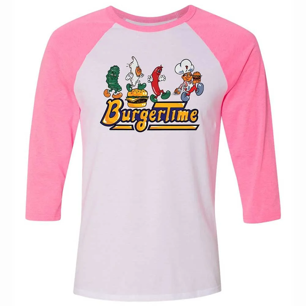 BurgerTime - White/Neon Pink - 12