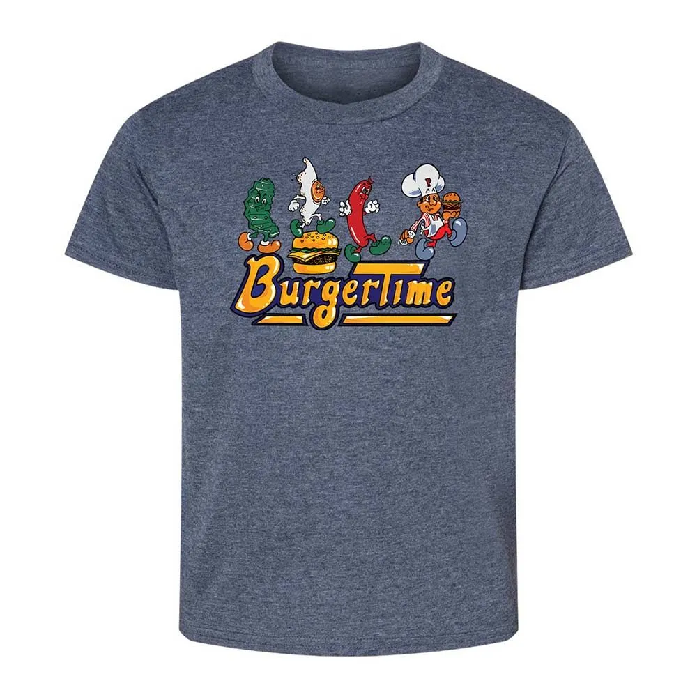 BurgerTime - Heather Navy - 15