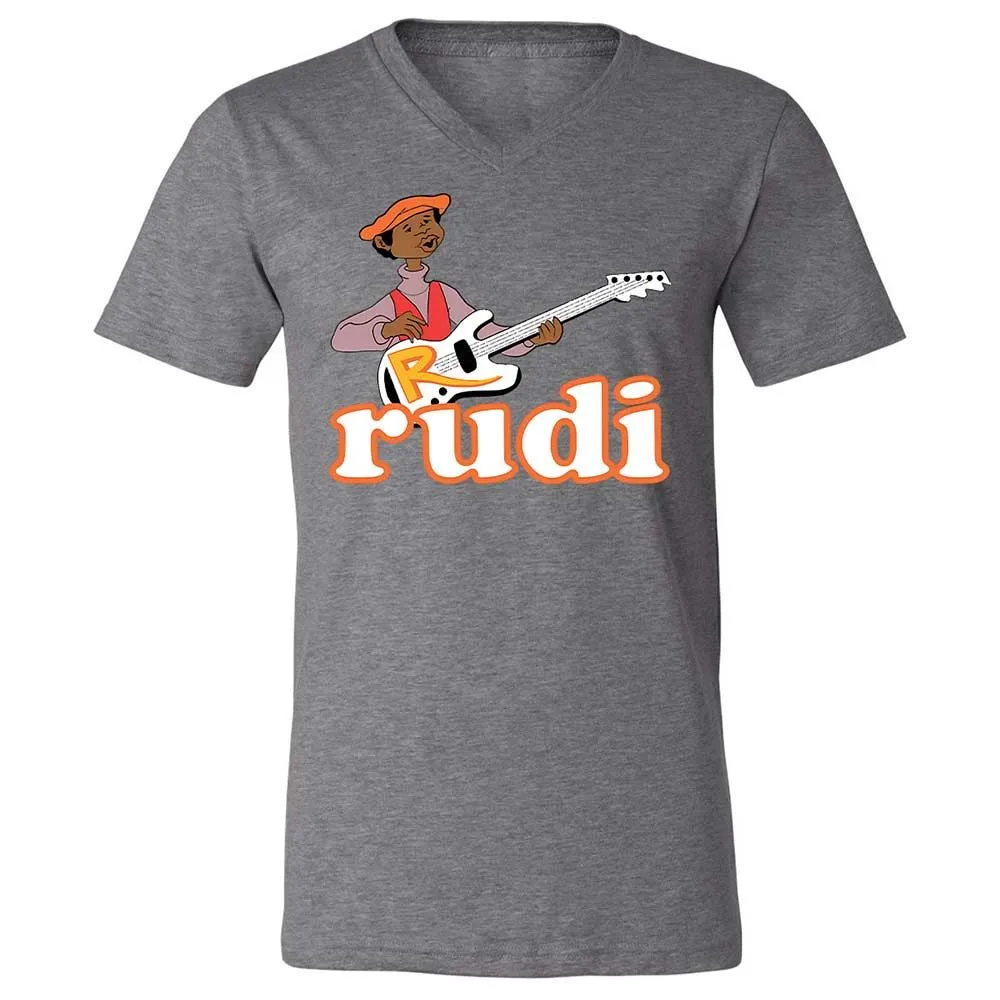 Unisex V-Neck T-Shirt - 2KBSVMNV - Deep Heather - 9