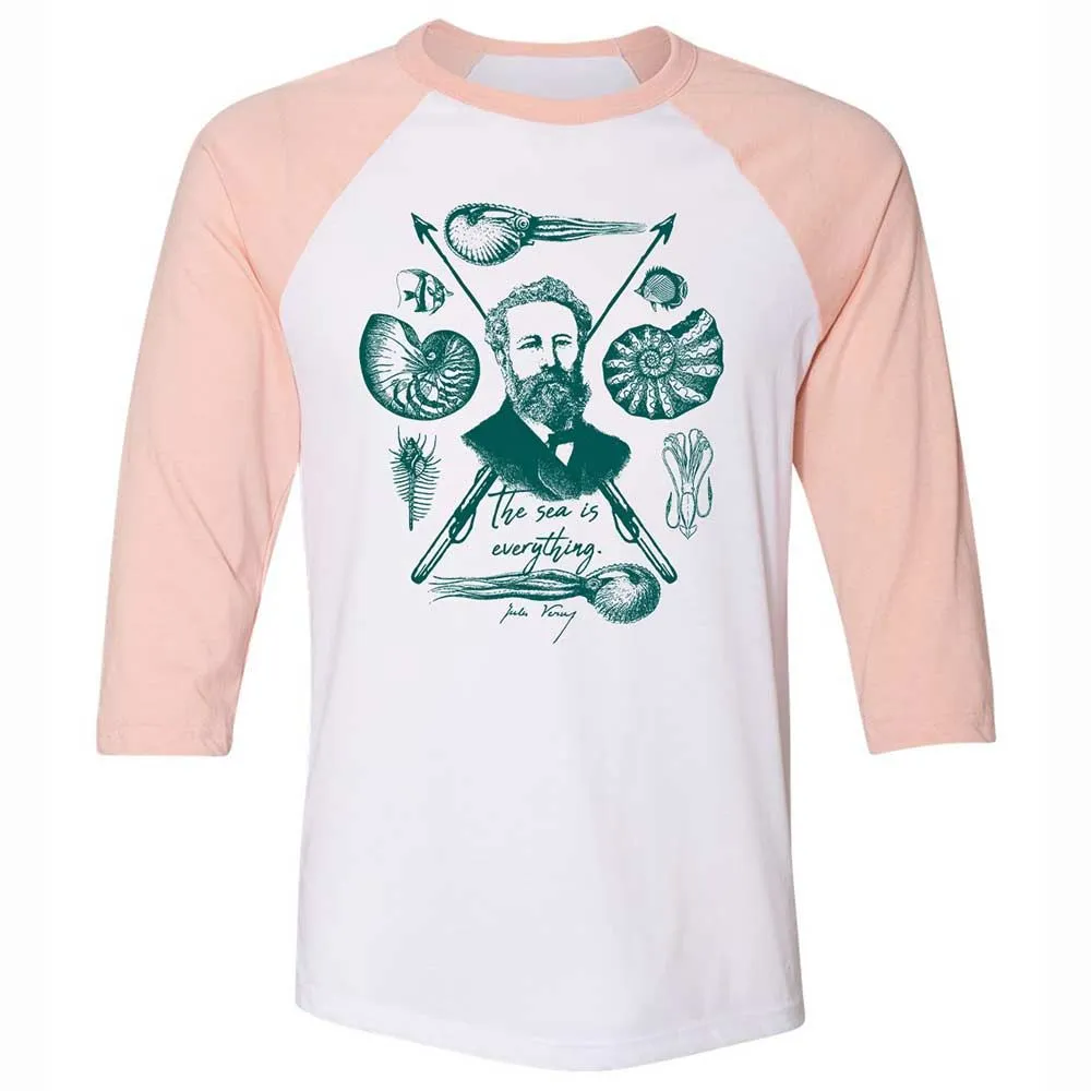 The sea is everything - White/Heather Peach - 5