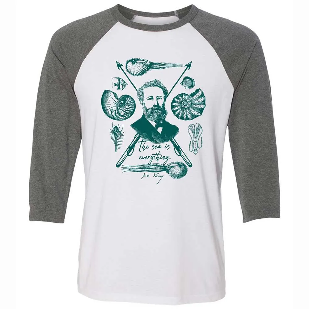 The sea is everything - White/Deep Heather - 11