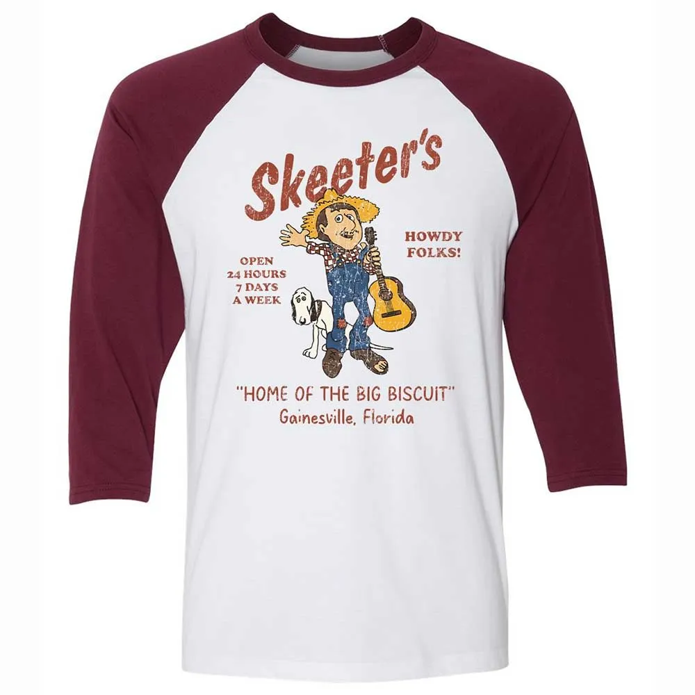 Skeeter's Big Biscuit - White/Maroon - 7