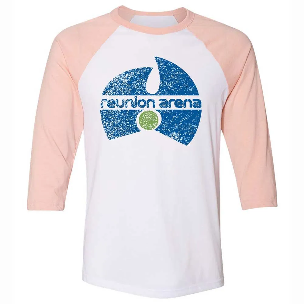 Unisex 3/4 Baseball Tee - NGQK4Y59 - White/Heather Peach - 5
