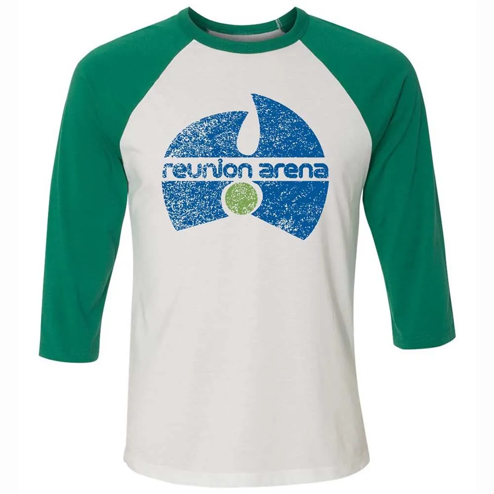 Unisex 3/4 Baseball Tee - NGQK4Y59 - White/Kelly - 6