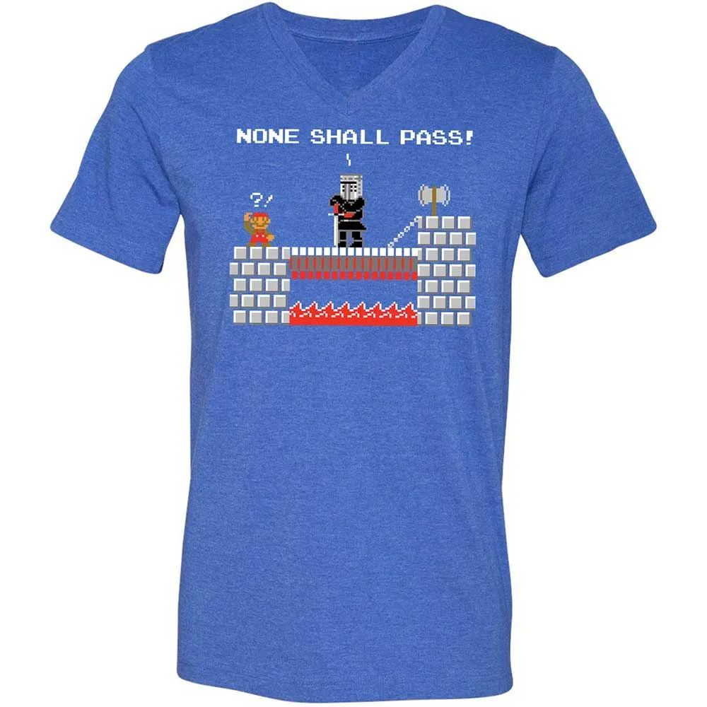 No Plumbers Shall Pass - Heather True Royal - 5