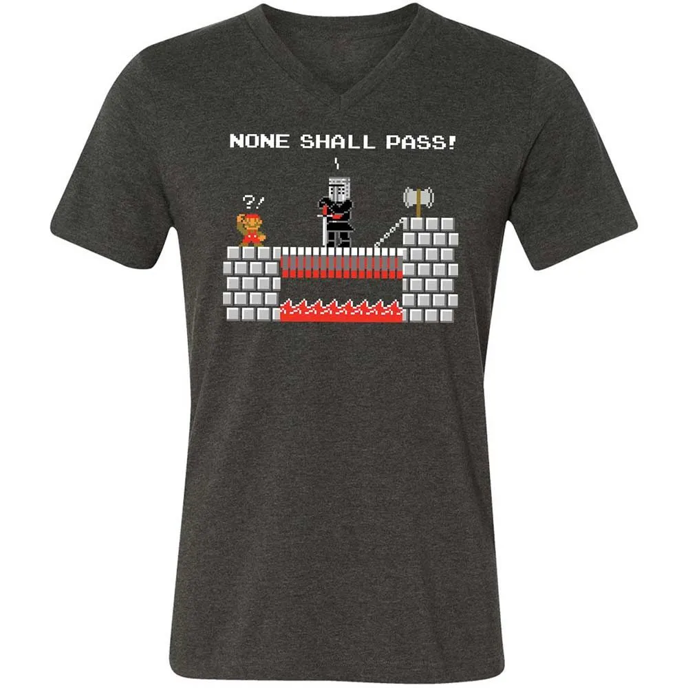 No Plumbers Shall Pass - Dark Grey Heather - 9