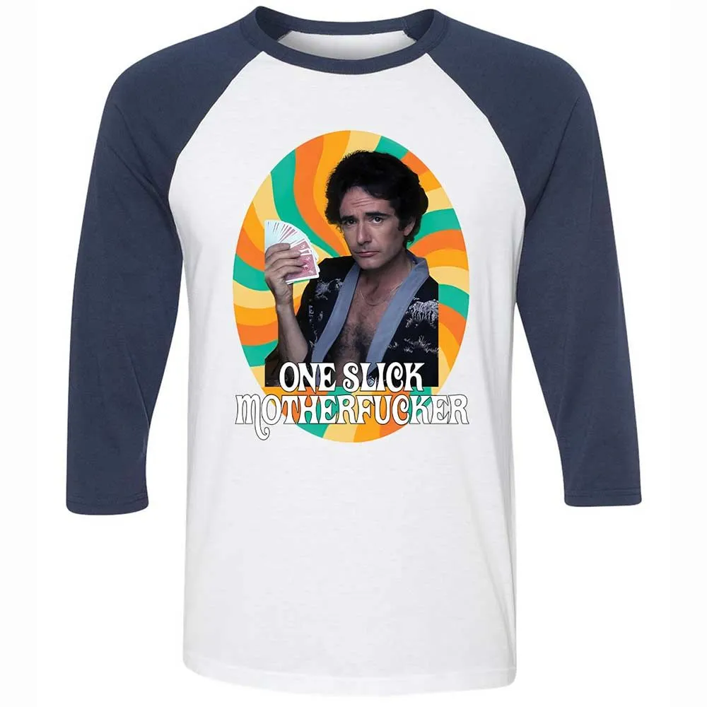 One Slick Motherfu*ker - White/Navy - 8