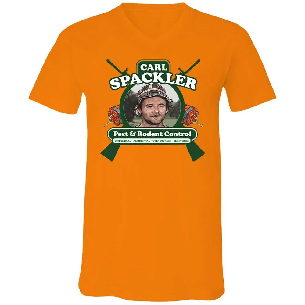 Unisex V-Neck T-Shirt - GYSJDFUN - Orange - 7
