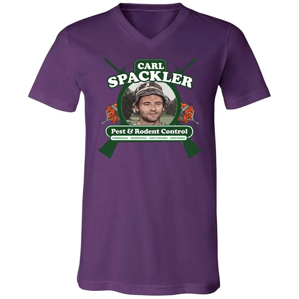 Unisex V-Neck T-Shirt - GYSJDFUN - Team Purple - 10
