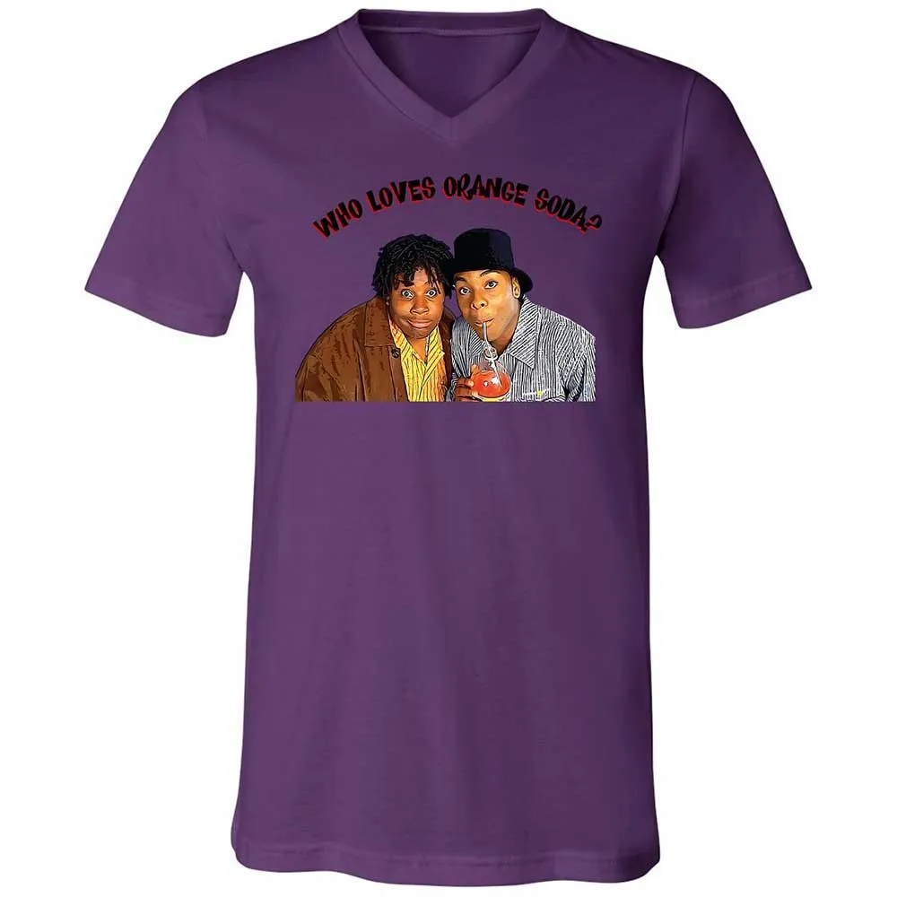 Unisex V-Neck T-Shirt - 6QLHPXE3 - Team Purple - 10