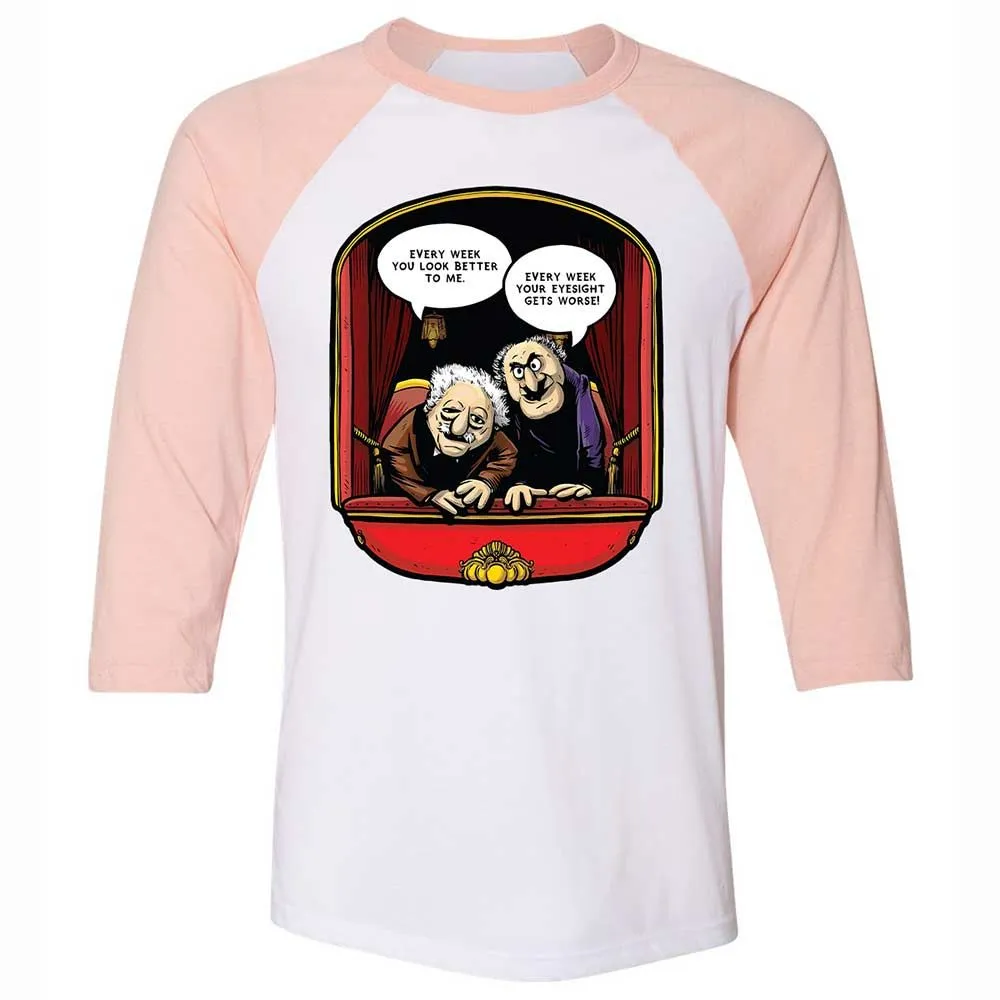 Your eyesight gets worse - White/Heather Peach - 5