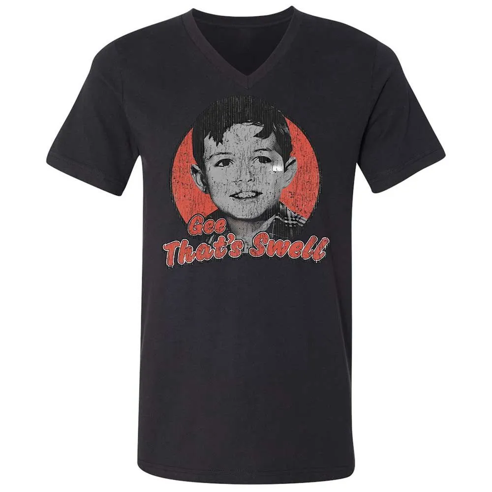 Unisex V-Neck T-Shirt - KXX4PBX3 - Black - 11