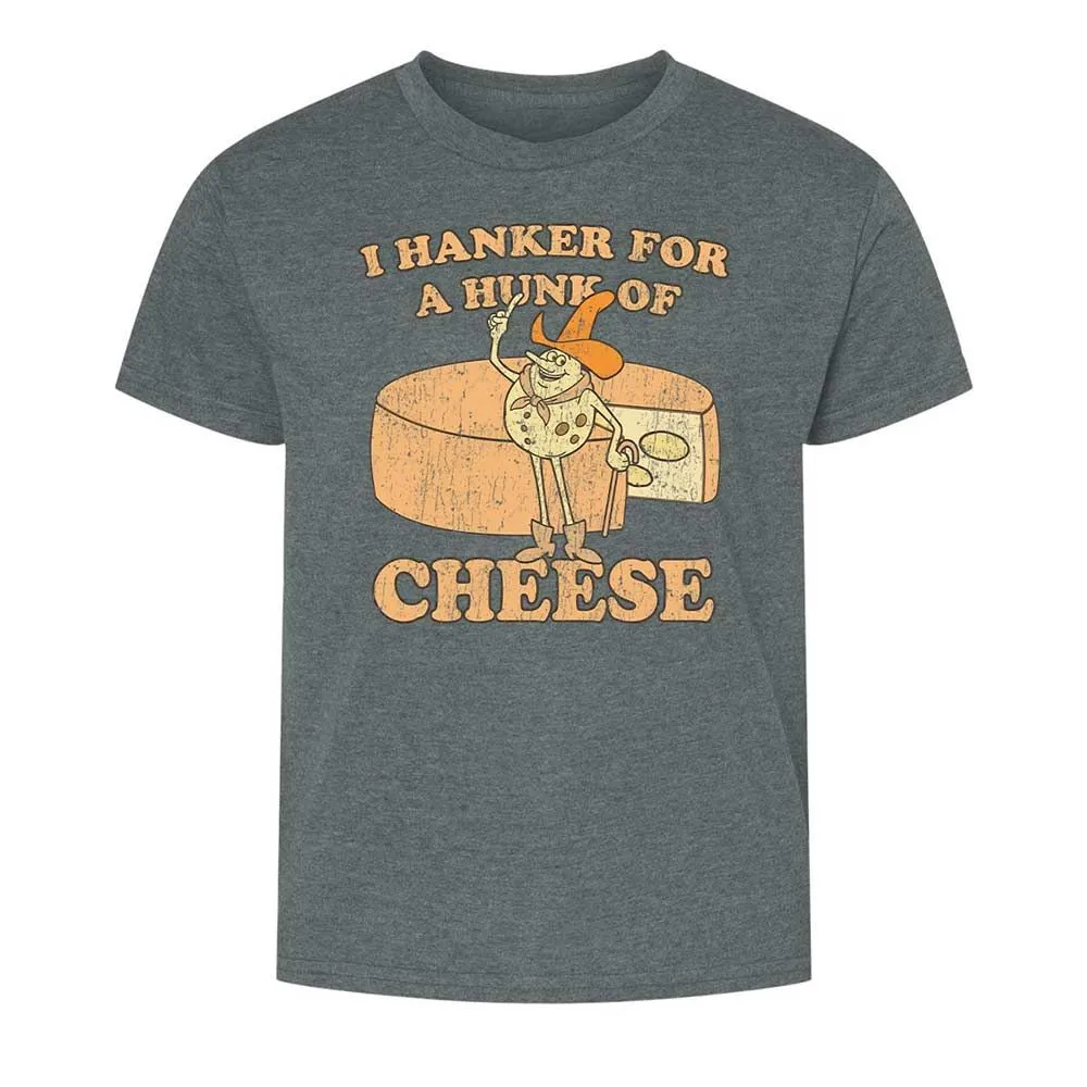 Hanker For A Hunk Of Cheese - Dark Heather - 16