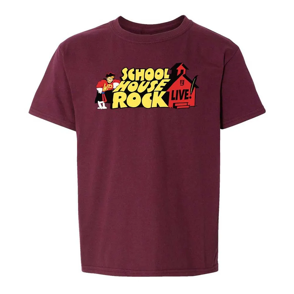 Kids T-Shirt - 1743PC9X - Maroon - 19