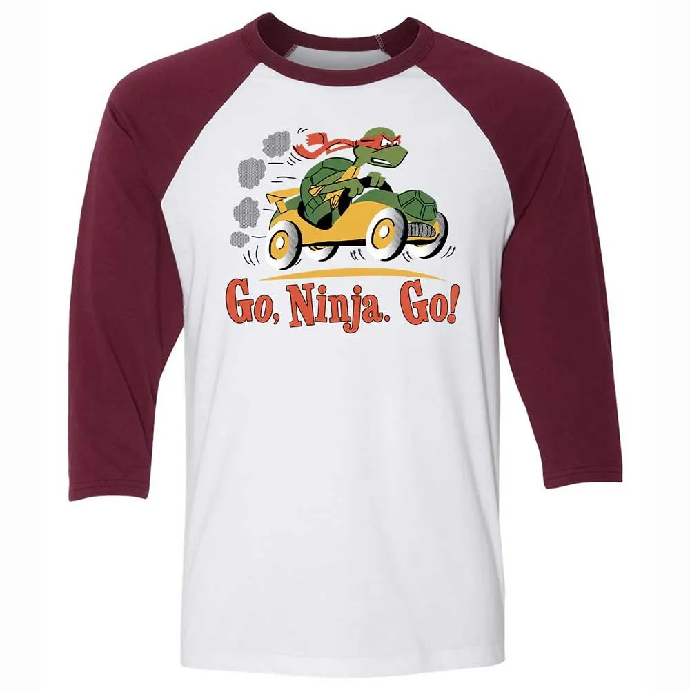 Unisex 3/4 Baseball Tee - F6ZCG5YA - White/Maroon - 7