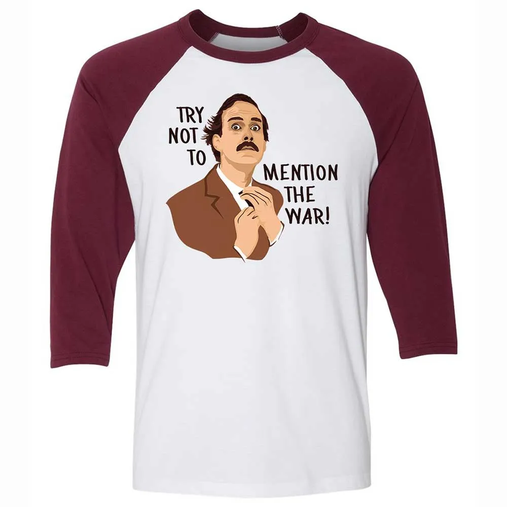 Unisex 3/4 Baseball Tee - DYURKCMY - White/Maroon - 7