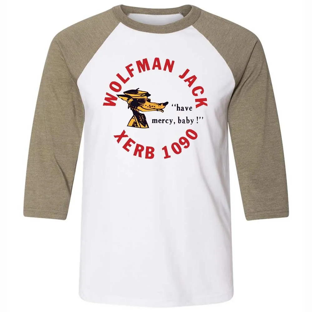 Radio Wolfman Jack - White/Heather Olive - 4
