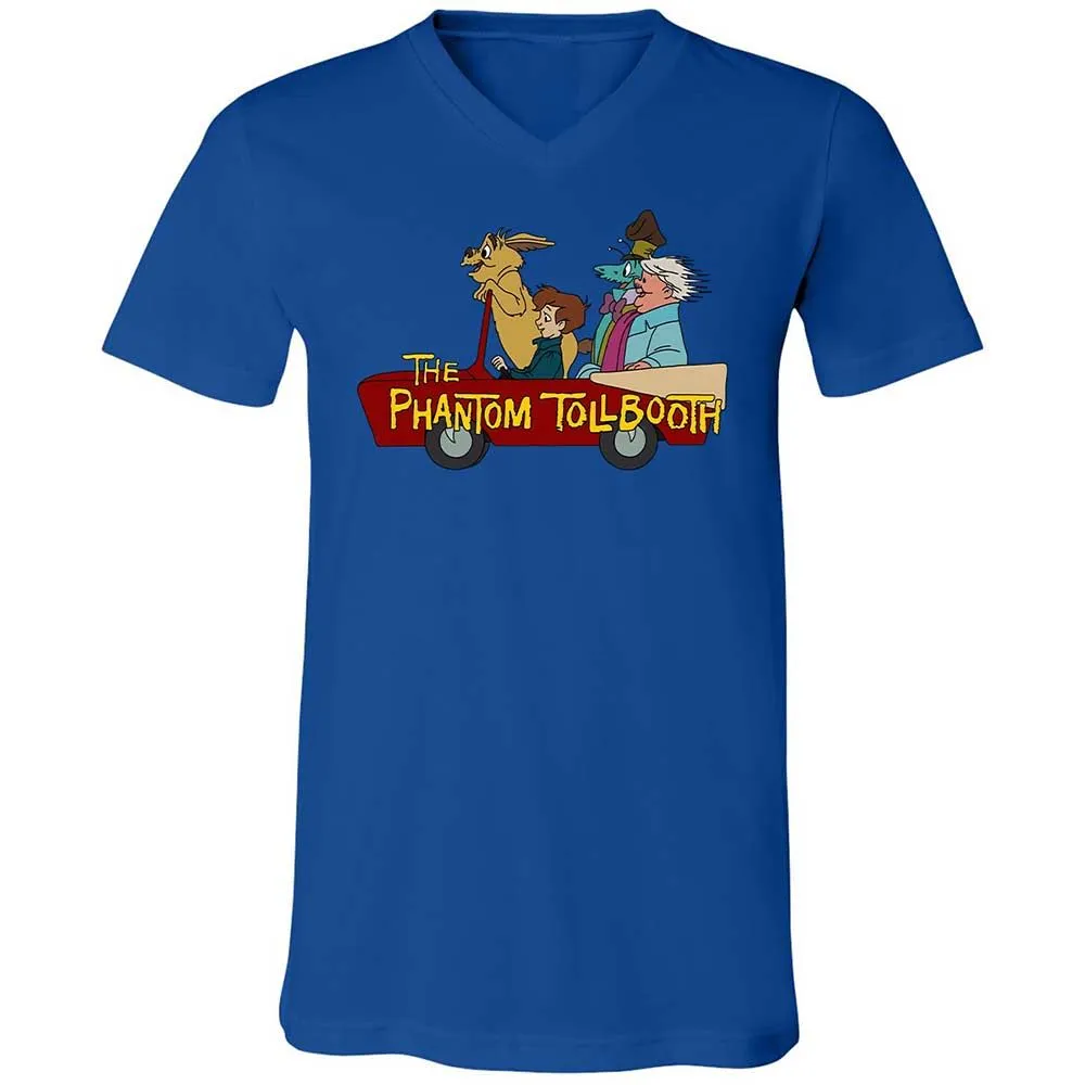 Unisex V-Neck T-Shirt - BRPMXCQW - True Royal - 3