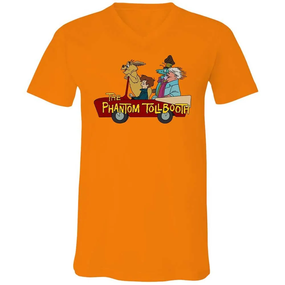 Unisex V-Neck T-Shirt - BRPMXCQW - Orange - 7