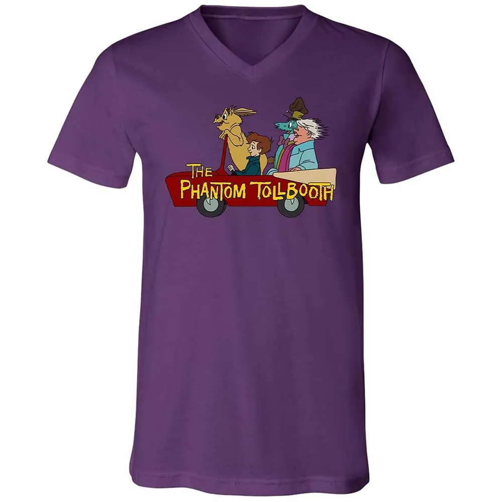 Unisex V-Neck T-Shirt - BRPMXCQW - Team Purple - 10