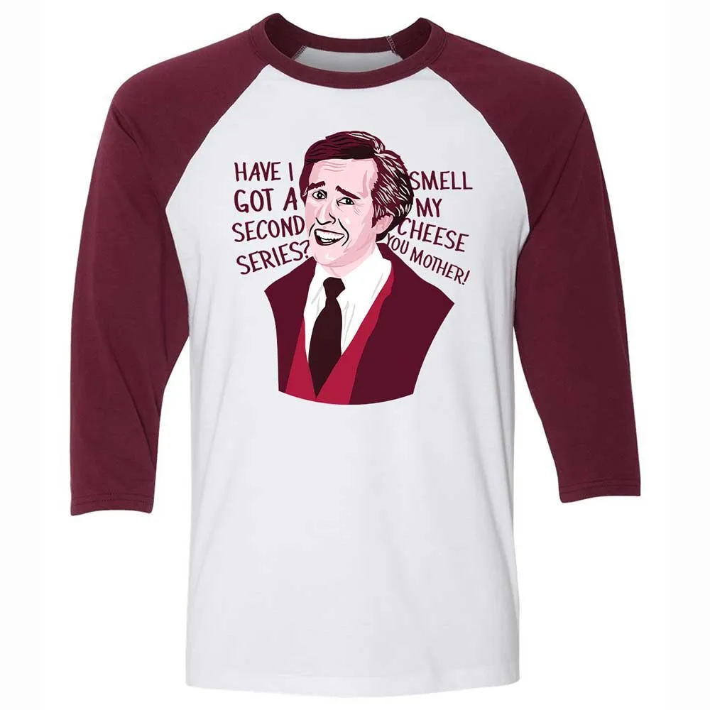 Unisex 3/4 Baseball Tee - DLFRZQXB - White/Maroon - 7