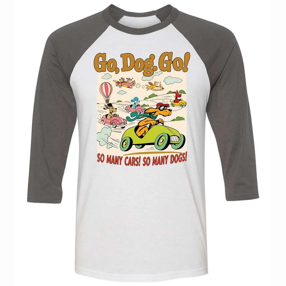 Unisex 3/4 Baseball Tee - FQ62GGSD - White/Asphalt - 2