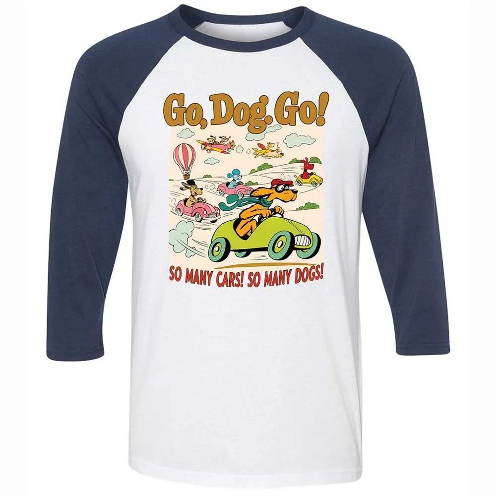 Unisex 3/4 Baseball Tee - FQ62GGSD - White/Navy - 8