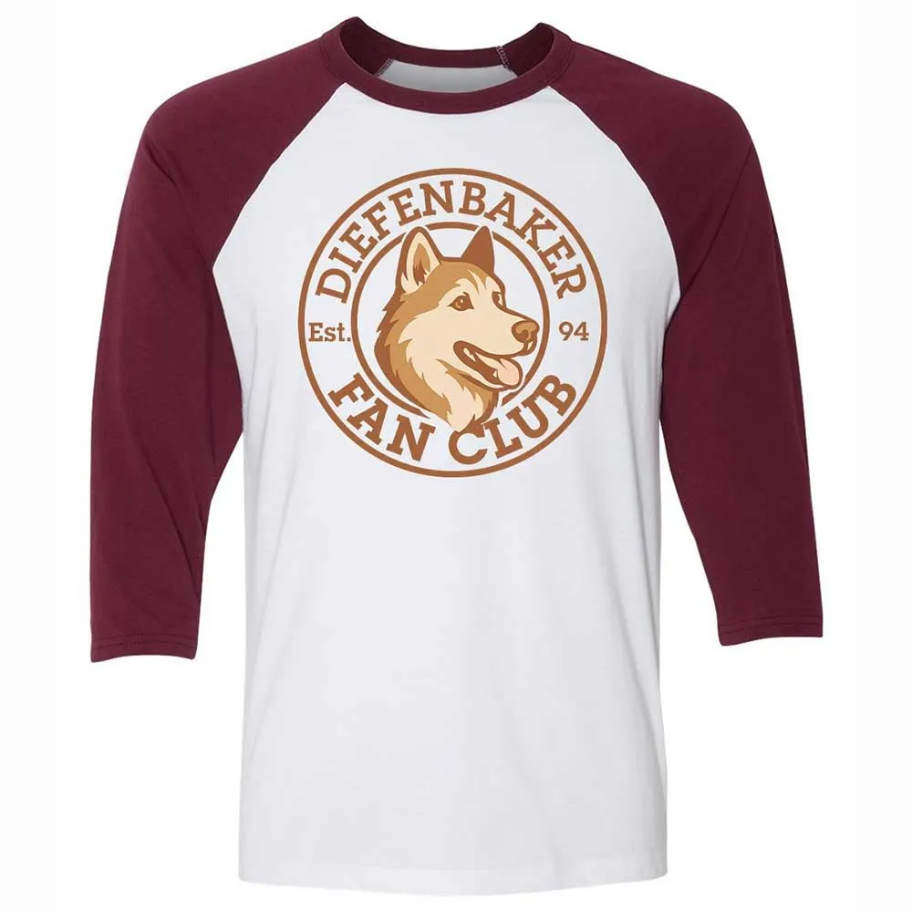 Unisex 3/4 Baseball Tee - 2MM2NL7Z - White/Maroon - 7