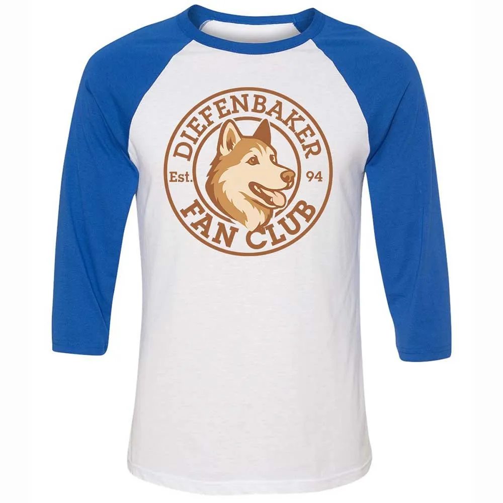 Unisex 3/4 Baseball Tee - 2MM2NL7Z - White/True Royal - 10