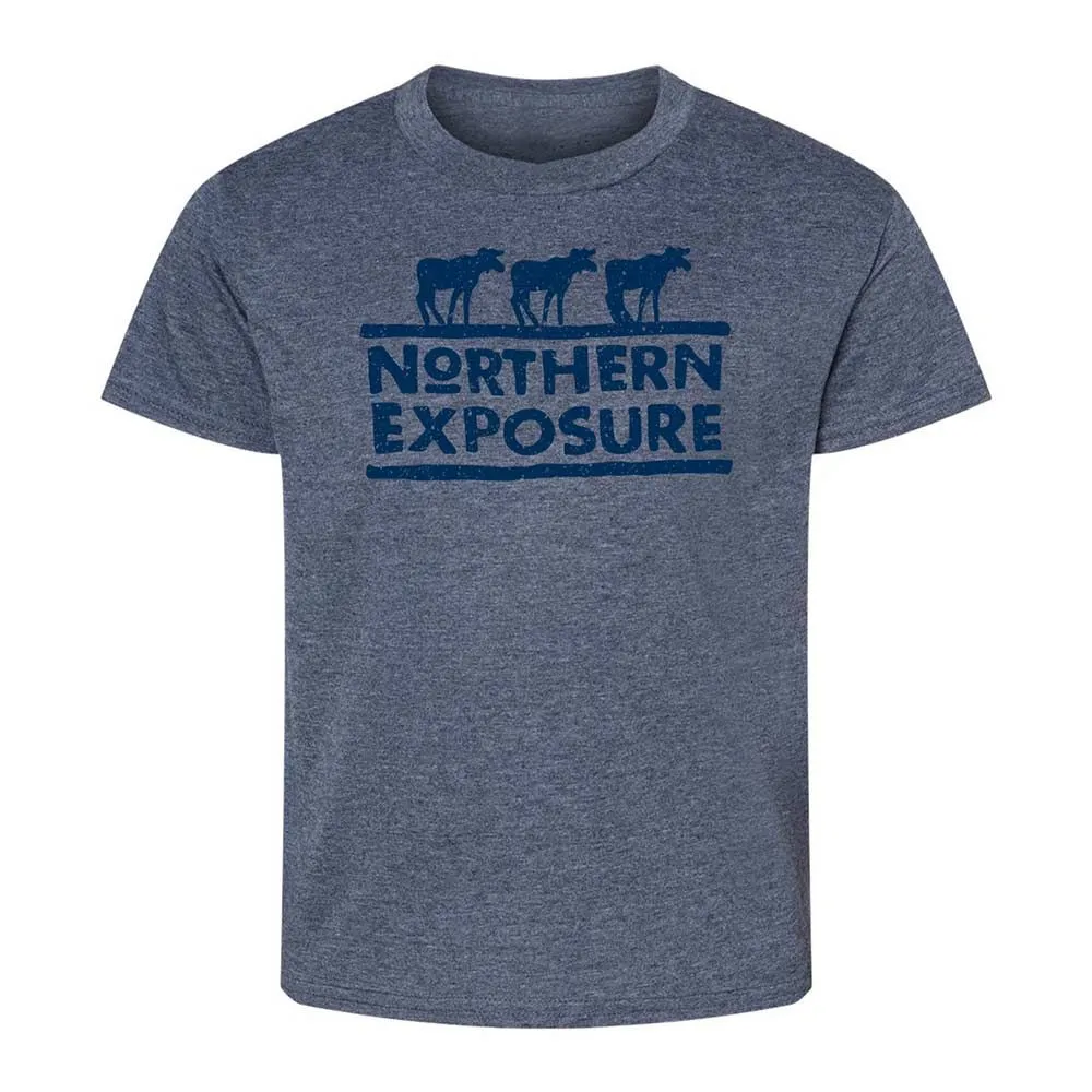 Kids T-Shirt - VAE2M3D1 - Heather Navy - 15