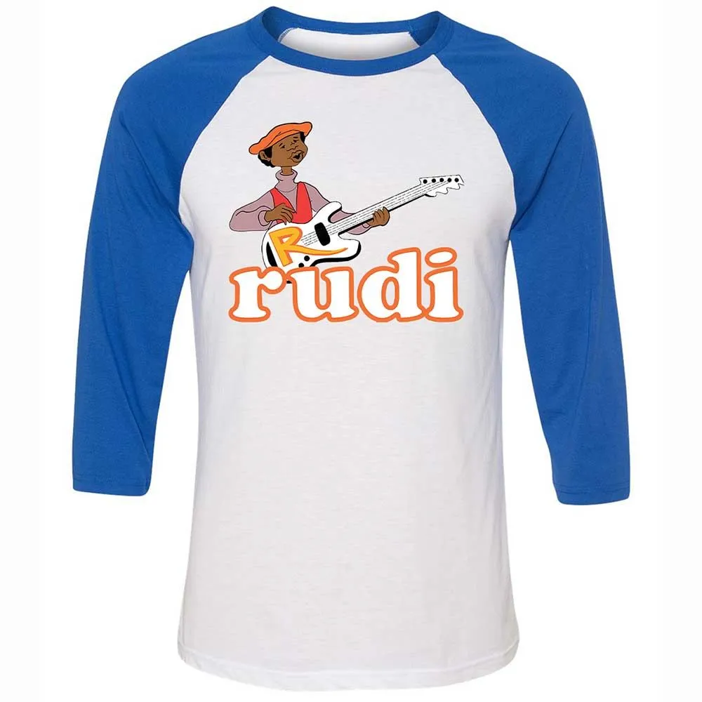 Unisex 3/4 Baseball Tee - VBP5SVSS - White/True Royal - 10