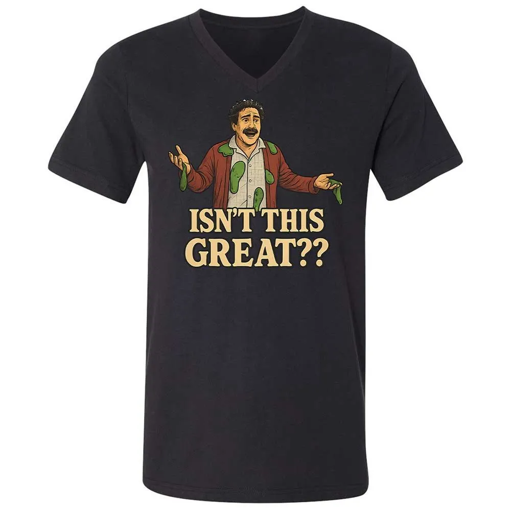 Unisex V-Neck T-Shirt - 4G936J9T - Black - 11