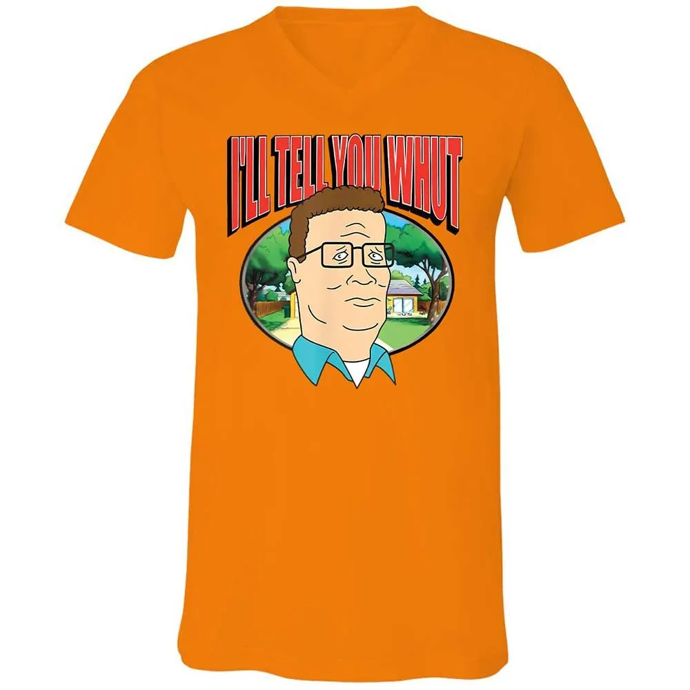 Unisex V-Neck T-Shirt - RHL3F2ME - Orange - 7