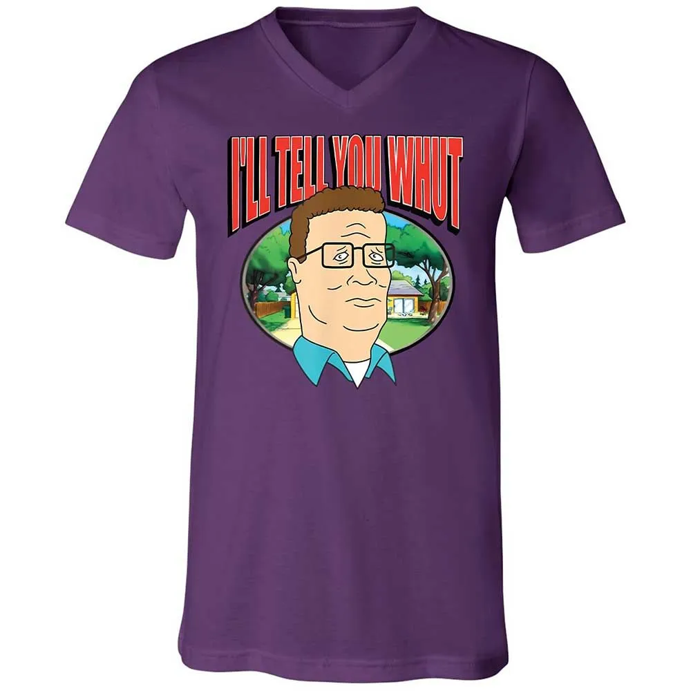 Unisex V-Neck T-Shirt - RHL3F2ME - Team Purple - 10