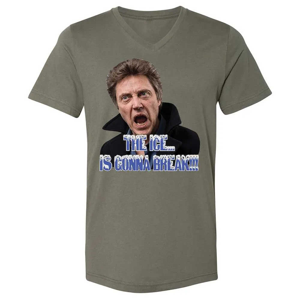 Unisex V-Neck T-Shirt - VJ2UJB69 - Military Green - 15