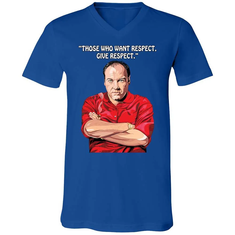 Unisex V-Neck T-Shirt - K9Y3EB2S - True Royal - 3