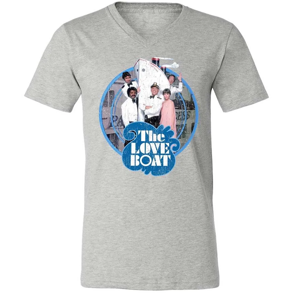 Unisex V-Neck T-Shirt - MEYLLC2Y - Athletic Heather - 2
