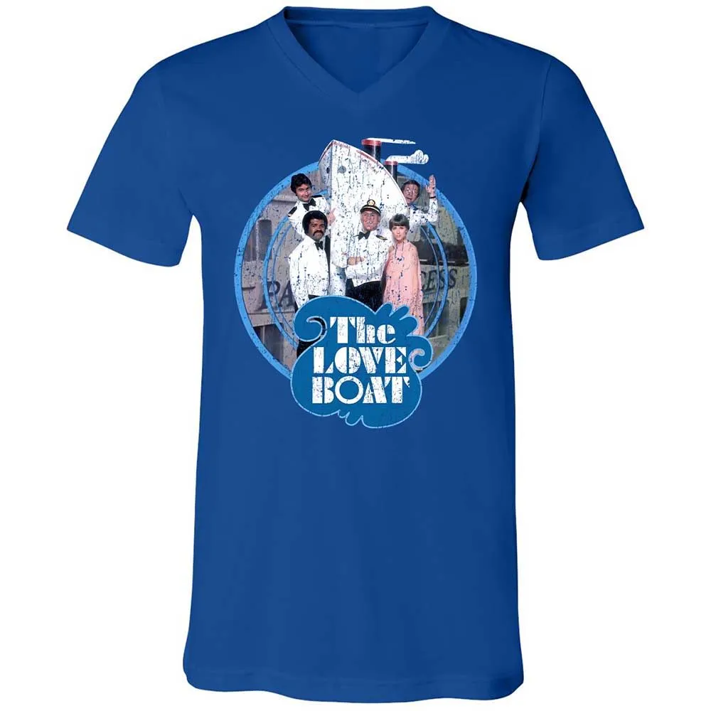Unisex V-Neck T-Shirt - MEYLLC2Y - True Royal - 3