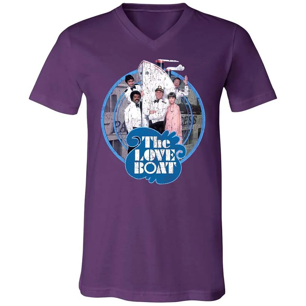 Unisex V-Neck T-Shirt - MEYLLC2Y - Team Purple - 10