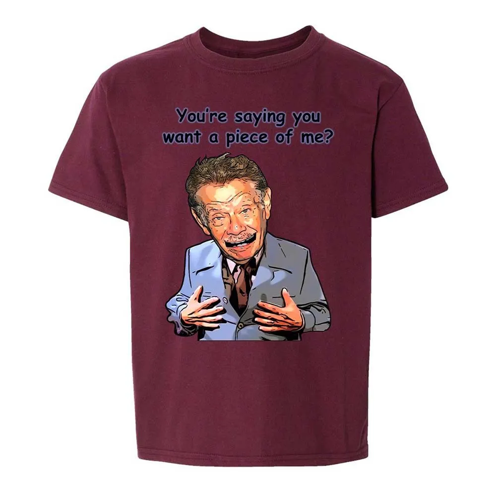 Kids T-Shirt - YB1XK6GJ - Maroon - 19