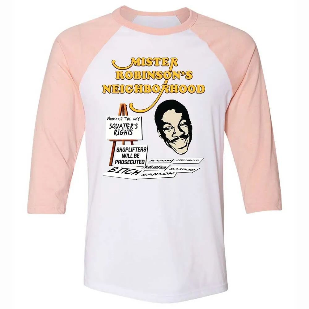 Mister Robinson's Neighborhood - White/Heather Peach - 5
