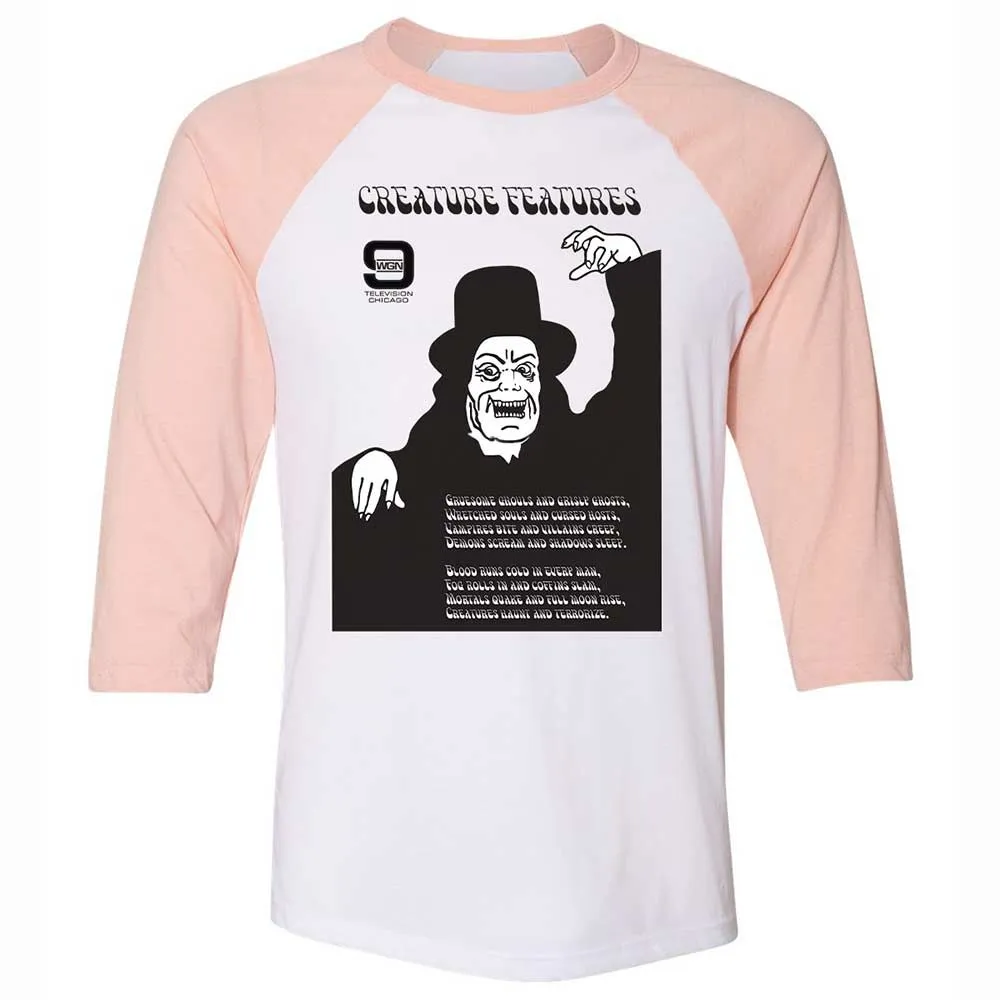 Creature Features - White/Heather Peach - 5