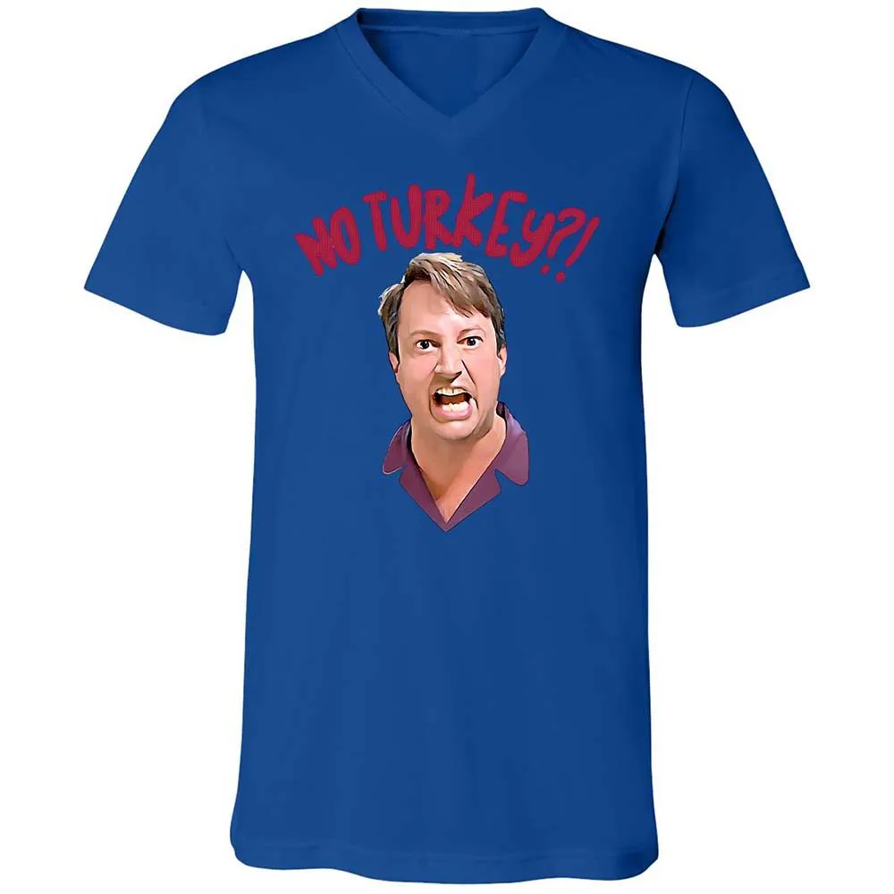 Unisex V-Neck T-Shirt - HMFGFSAA - True Royal - 3