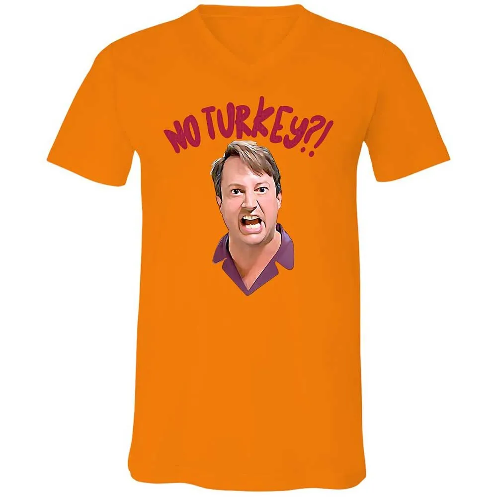 Unisex V-Neck T-Shirt - HMFGFSAA - Orange - 7