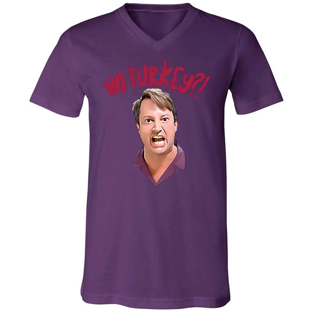 Unisex V-Neck T-Shirt - HMFGFSAA - Team Purple - 10