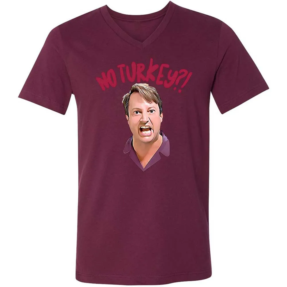 Unisex V-Neck T-Shirt - HMFGFSAA - Maroon - 14