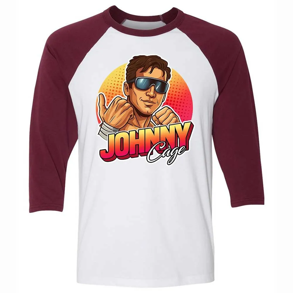 Johnny Cage - White/Maroon - 7